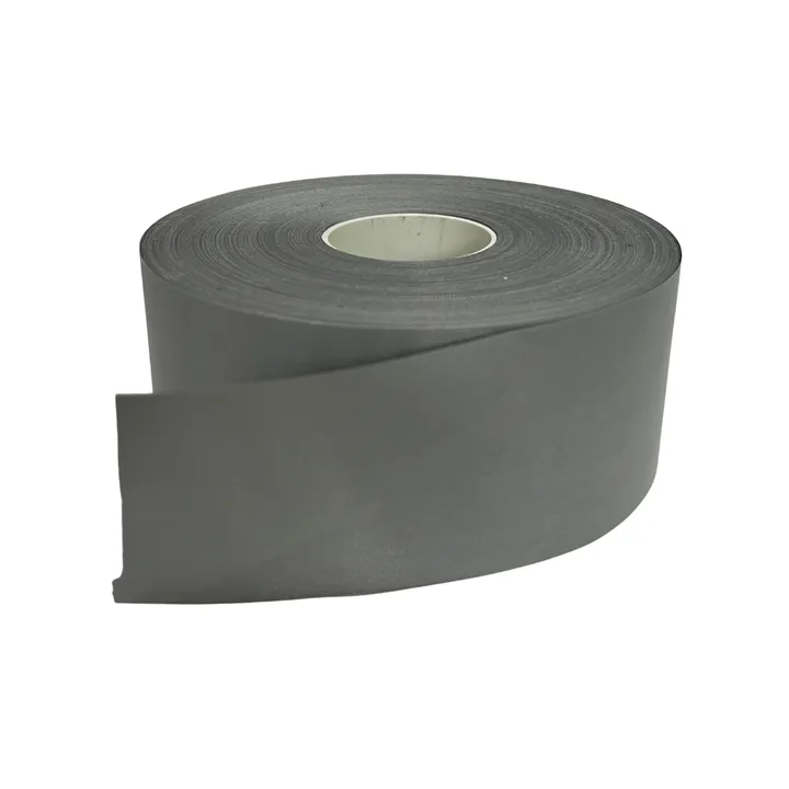 Rollo de cinta reflejante plateada de 5 cm para chalecos